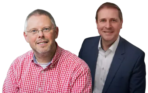 Der Bürgervorsteher Henry Bohm und der Bürgermeister Christian Schmidt