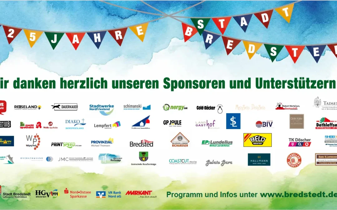 Jubiläum – 125 Jahre Stadt Bredstedt