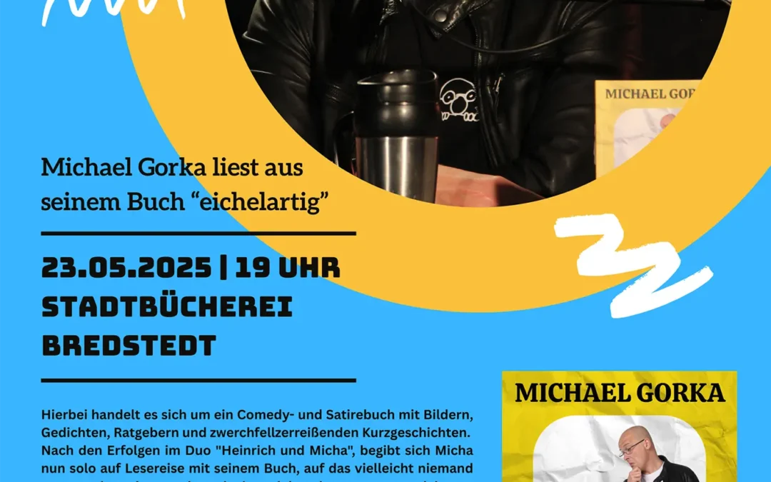 Michael Gorka liest aus seinem Buch „eichelartig“