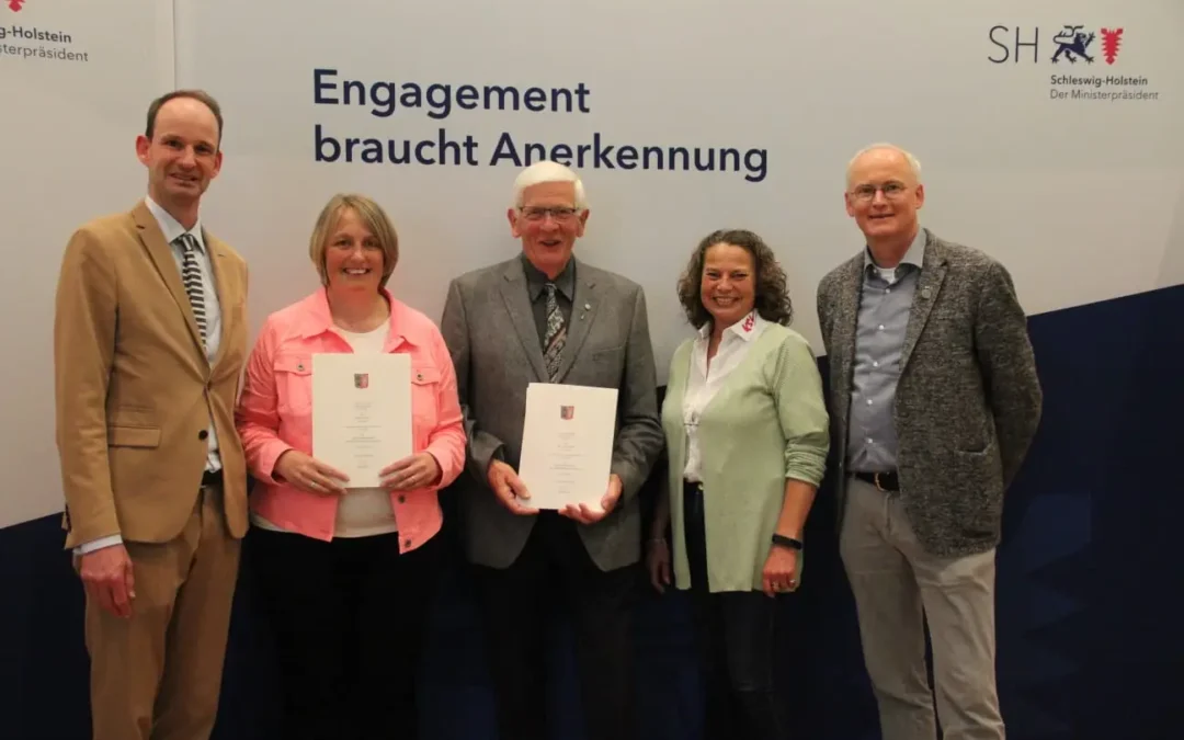 Eine besondere Ehrung für zwei Bredstedter Sportler