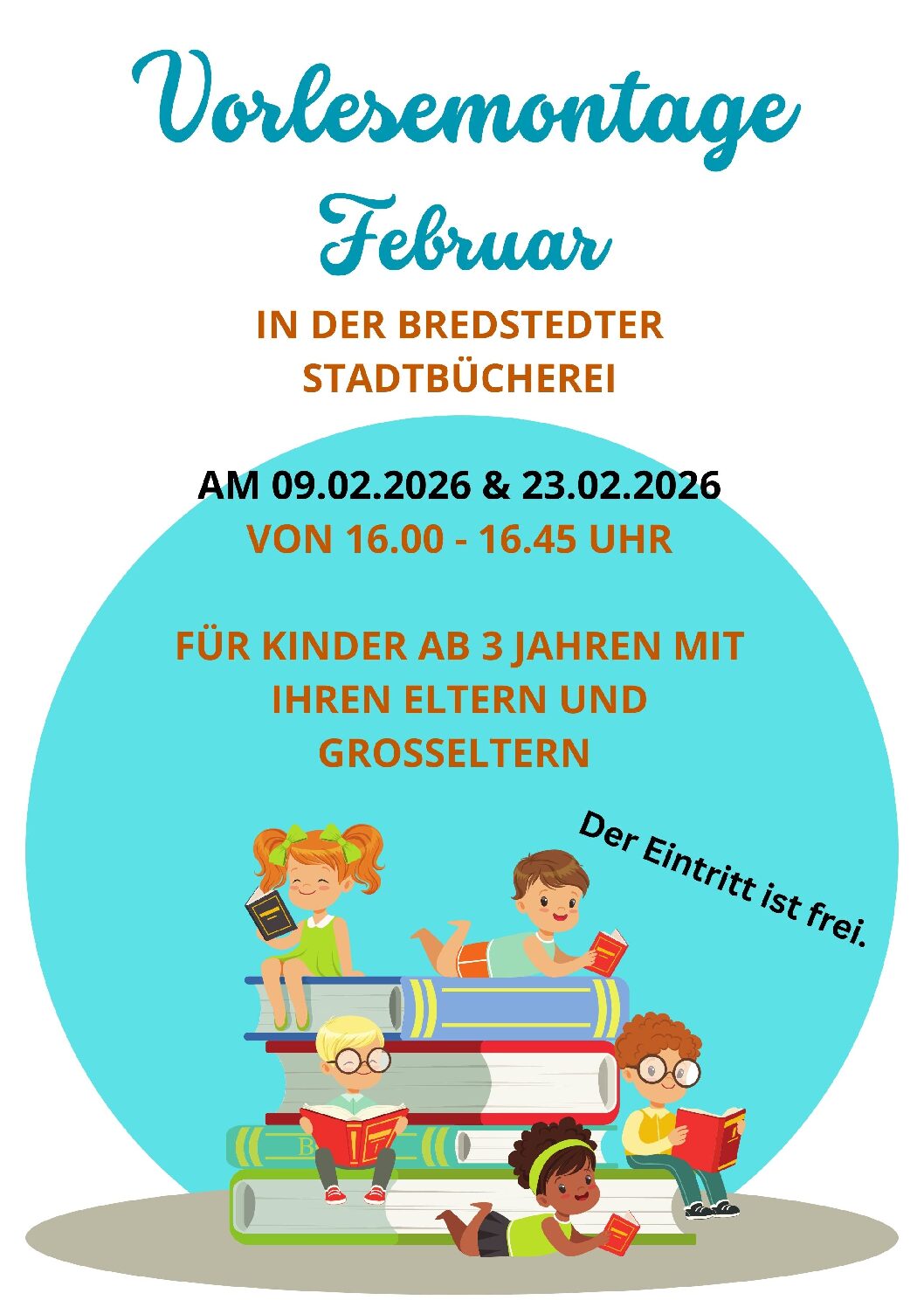 Vorlesemontage im Februar 2026